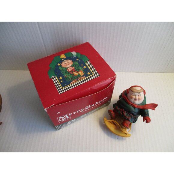 *SOLOMON THE SLEDDER 'Merry Makers' #9356-4 - DEPT 56 Retired - NIB - Picture 2 of 14